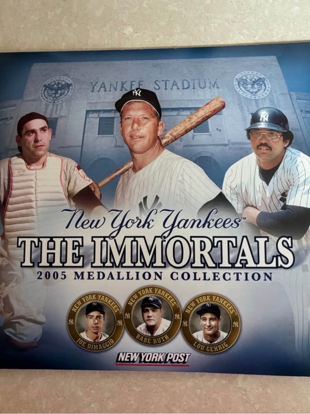 2005 NY Post Yankee Medallion Collection
